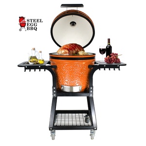 Asador <span class=keywords><strong>de</strong></span> Carbón Cerámico SEB KAMADO, Kamado Kepsnines, Parrilla Chipriota, Barbacoa <span class=keywords><strong>de</strong></span> Carbón <span class=keywords><strong>Komodo</strong></span> - Product Image 6