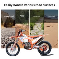 Nouvelle moto tout-terrain Stoner STN V9-3YBS300 à deux roues, à liaison directe, haute performance, pour rallye en forêt, 300 cm³