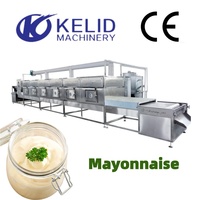 Machine de stérilisation industrielle automatique à micro-ondes haute efficacité pour pâte de mayonnaise