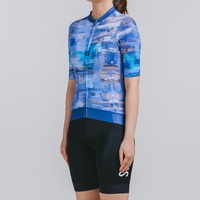 Kit de vêtements de cyclisme personnalisé vente en gros maillot de vélo poche zippée femmes concevoir votre propre ensemble de vêtements de vélo