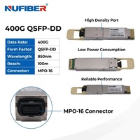 Module émetteur-récepteur optique 400G QSFP-DD SR8 850nm 100m MMF MPO16 compatible Cisco Arista, prix usine, OEM ODM, vente en gros par unité