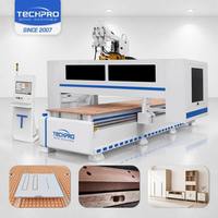 Routeur CNC pour le travail du bois à 3 axes avec perceuse et broche horizontale, pour la sculpture sur bois, avec ATC