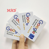 Tarjeta programable Google reviews NFC NTAG 213/NTAG 215/NTAG 216 NFC Google Card