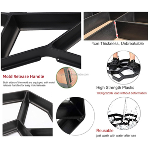 Stampo in pietra <span class=keywords><strong>per</strong></span> cammino DIY Pathmate, stampo <span class=keywords><strong>per</strong></span> pavimentazione in cemento. - Product Image 2