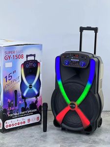 กล่องลำโพงกลางแจ้งพร้อมไมโครโฟนไร้สายลำโพงขนาด<span class=keywords><strong>ใหญ่</strong></span>สำหรับดีเจปาร์ตี้กันน้ำในสวน - Product Image 3