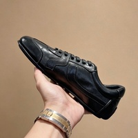 Chaussures décontractées pour hommes en cuir véritable faites à la main, tendance, de haute qualité, légères, confortables, à bout rond, modernes, pour la marche