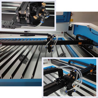 Máquina de Corte Láser CNC CO2 Industrial para Madera, MDF, Acrílico y Materiales No Metálicos, Refrigerada por Agua, 300W, Alta Calidad