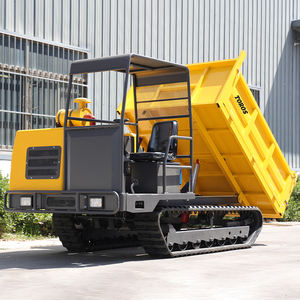 2T 3T perayap Mini Dumper TOROS melacak hidrolik 4ton Self-loading dan pembongkaran bahan Crawler Dumper Transporter - Product Image 6