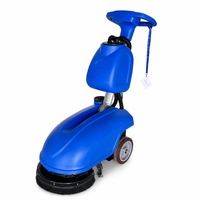 Nettoyeur de sols autopropulsé WL-350 économique pour allées étroites, brosse de 350 mm, raclette de 450 mm, 800 W, 60 kg, CE