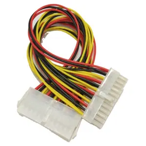 Hot sale OEM 30cm ATX 24 Pin Male to 24Pin Female Power Supply Extension Cable for Internal PC PSU TW Power Lead Connector Wire