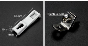 Cheap Price High Performance Stainless Steel Motorised Curtain Track End Fitting - Product Image 2