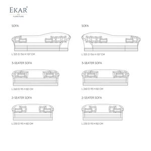 Canapé de salon de style italien: silhouette incurvée, revêtement en velours avec détails à franges pour <span class=keywords><strong>des</strong></span> espaces élégants - Product Image 6