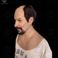 Masque de fête réaliste en silicone pour homme, respirant et écologique, idéal pour Halloween, le cosplay, Pâques, accessoires de performance, coiffe de mascarade