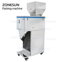 Machine de remplissage et d'emballage ZONESUN ZS-999 pour grains de café, épices sèches, noix, céréales ou poudres