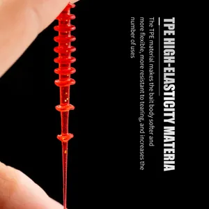 LUSHAZER 20 pz/sacchetto <span class=keywords><strong>Esche</strong></span> Morbide Galleggianti in TPE 0.8g 43mm <span class=keywords><strong>Artificiali</strong></span> in <span class=keywords><strong>Silicone</strong></span> per la Pesca di Carpe, Persici e Trote - Product Image 6