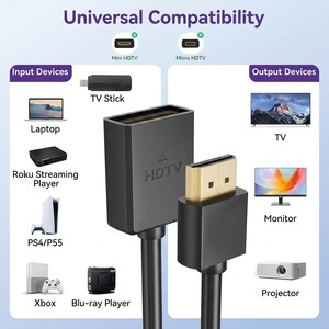 <span class=keywords><strong>Cable</strong></span> de Extensión HDTV Corto Avanzado 4K 60Hz, Macho a Hembra, para Roku, Fire TV Stick, <span class=keywords><strong>Chromecast</strong></span> Hub - Product Image 5