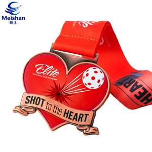 Médaille <span class=keywords><strong>d</strong></span>'<span class=keywords><strong>honneur</strong></span> sportive en métal de couleur bronze, personnalisée Meishan, durable, inaltérable, avec finition brillante et exquise - Product Image 1