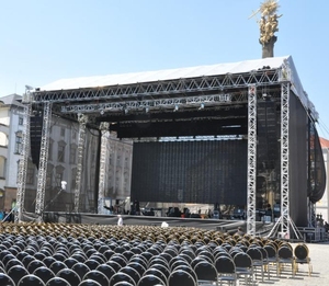 Toàn cầu giàn F34 nhôm Giàn khung hiển thị ánh sáng bục giàn trụ cột cho sự kiện buổi hòa nhạc tổ chức sự kiện sân khấu nền tảng - Product Image 6