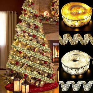 Nova Fita de Natal com Luzes LED Operadas por Bateria, Decoração para Árvore de Natal - Product Image 3