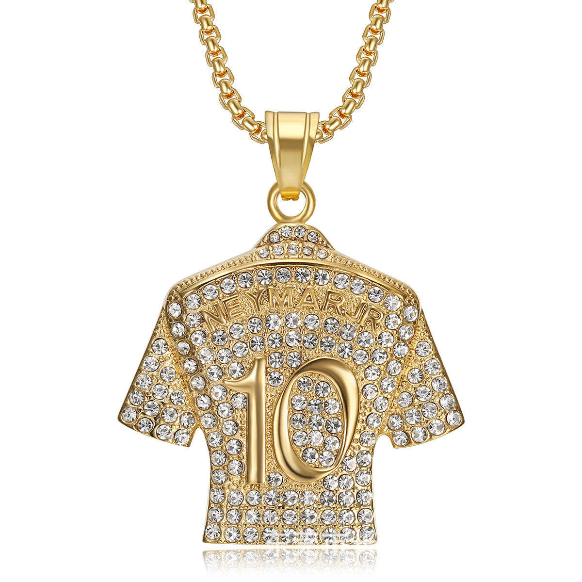 จี้เดี่ยวสีทองไม่มีโซ่