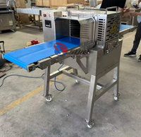 Machine à fileter les poitrines de poulet en acier inoxydable 304, trancheuse à viande horizontale