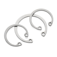 Metric ST 316L INOX 304 B8M A2-70 A4 Stainless Steel Axially Mounted Circlip for Shaft Spring Retaining Rings