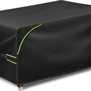 Housse de protection rectangulaire pour mobilier de patio en tissu Oxford 420D, imperméable, résistante aux UV, avec système de fixation - Product Image 2