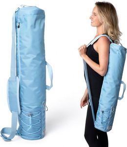 Bolsa de yoga grande de muestra gratuita, bolsa de alta calidad con bolsillo, bolsa de yoga deportiva ecológica de poliéster - Product Image 1