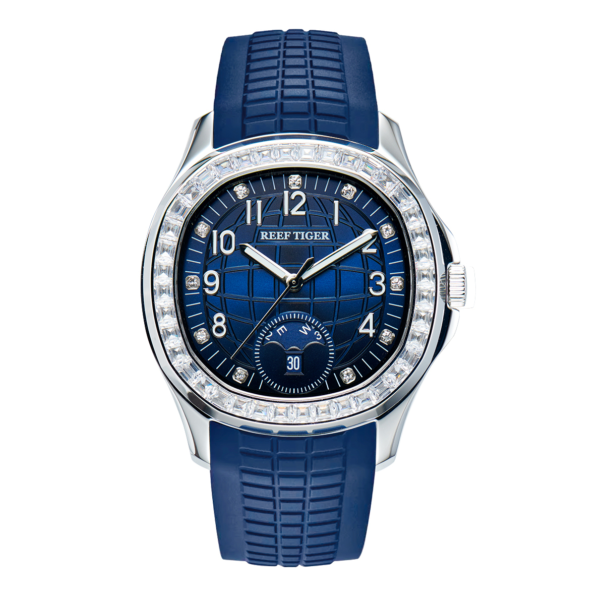 Diamant bleu argent