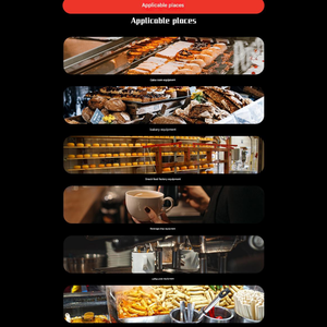 High-Performance Commercial 1550W Electric <strong>Cake</strong> Tartlet <strong>Maker</strong> and Waffle Machine with Adjustable Degree Temperature Control - Product Image 5