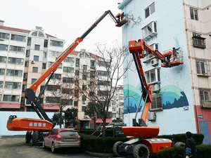 ZOOM lengan teleskopik Dingli 41m BT41RT, Platform kerja udara lengan lurus pengangkat bom hidrolik dalam stok - Product Image 3