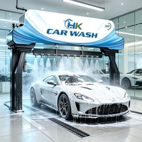 Système de lavage de voitures entièrement automatique avec fonction de pulvérisation de mousse, faible seuil de performance, pour projets commerciaux et ateliers de réparation automobile, avec système de contrôle à distance