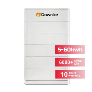 Banco de batería solar de iones de litio apilable 15-40 kW 15kwh 20kw 30kw 40kwh LifePo4 Batería de almacenamiento de energía para el hogar - Product Image 1