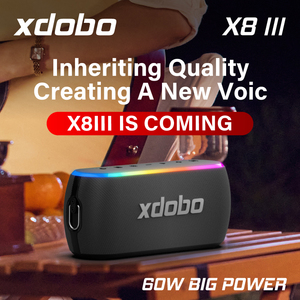 <span class=keywords><strong>Xdobo</strong></span> x8 iii Produits les plus vendus Mini haut-parleur à dents bleues Bass 60 w Sub woofer Bike Shower Tws Speaker Blue tooth - Product Image 5