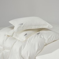 Parure de lit de luxe légère en coton à fibres longues de couleur unie, drap de lit en pur coton, ensemble de literie d'été écologique, vente en gros
