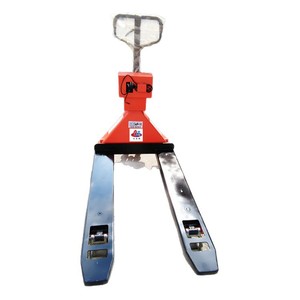 รถยกพาเลทไฮดรอลิกแบบแมนนวล 2000 กก. ล้อไนลอน PU 180x50 สำหรับงานขนถ่ายในคลังสินค้า - Product Image 2