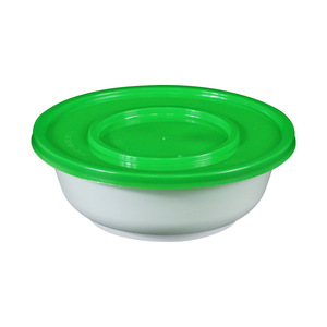 Disposable Round Bowls With Lids Thickened PP <b>Microwavable</b> Refrigerated Takeout Packaging For Food Storage - Product Image 2