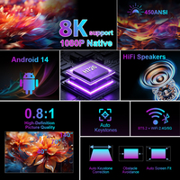 Projecteur portable Topleo Android 11 avec mise au point automatique, home cinéma LCD portable, vidéo 1080p, projecteur intelligent 4K mini HD Android