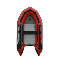 Bateaux de pêche gonflables pliables de 2,7 mètres avec plancher en aluminium, vente en gros d'usine, certification CE, bateaux pontons portables personnalisés