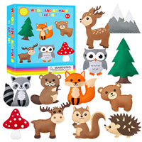 Kits de couture DIY en feutre pour enfants, thème Système Solaire, prix de gros, jouet éducatif moderne pour l'apprentissage de la couture, cadeaux pour filles et garçons