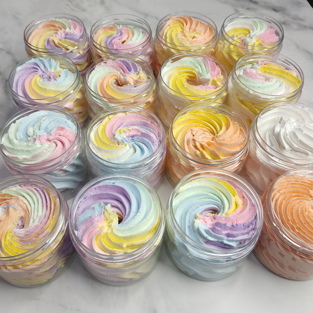 Drivworld 2022  Private Label Body Butter Kem kcolorful Organic Shea Butter Whipped Butter body scrub container