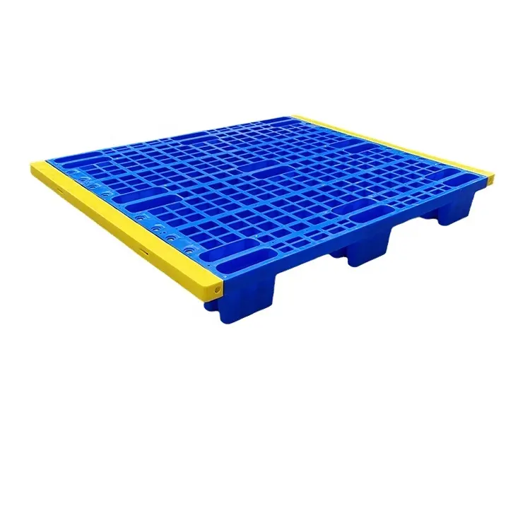 Groothandel Pallet Prijzen Single Face 9 Runner Plastic Blauwe Stijl Hdpe Euro Plastic Pallet Te Koop