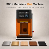 Machine de marquage laser compacte pour bagues, bracelets, gravure de bijoux, fibre 60W et lumière bleue 40W, conception fermée
