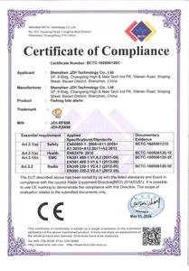 إنذار لدغة صيد سمك الشبوط مقاوم للماء بالجملة من شنتشن 3 + 1 مع CE - Product Image 6