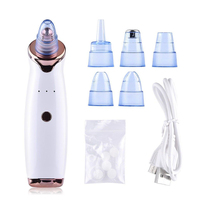 Meilleure vente mondiale aspirateur électrique comédon facial dissolvant d'acné kit d'outils dissolvant de points noirs aspirateur