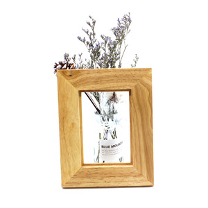 Wooden Photo <b>Frame</b> Rectangular 15.2x10.2cm Tabletop Beech Rubberwood Pine Durable Vertical Display - Product Image 2