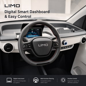 Nuovo <span class=keywords><strong>Modello</strong></span> di Veicolo Elettrico a <span class=keywords><strong>4</strong></span> Ruote per Adulti, per Brevi Spostamenti, Resistente, 2 Porte, Mini Auto Elettrica LIMO EV, Vendita all'Ingrosso - Product Image 3