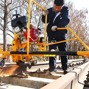 Turnout frog and switch grinding machine railway maintenance equipment