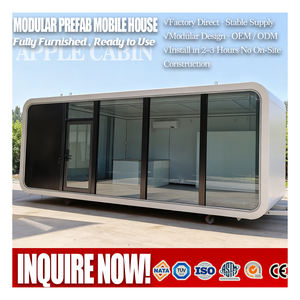 Appartement mobile Apple Cabin, <span class=keywords><strong>logement</strong></span> modulaire préfabriqué, solution intégrée d'hébergement et de bureau pour zones touristiques - Product Image 1