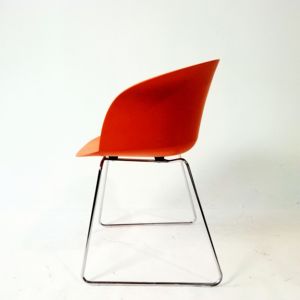 KHÁCH SẠN Nhựa Hiện Đại Phòng Ăn Bàn Ghế Với Chân Kim Loại Hoặc Gỗ - Product Image 5